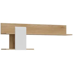 Polička Milton ML10 dub crem torro biela