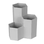 Organizér Julie 11x11x12 sivý