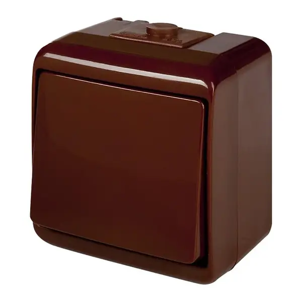 Vypínač 4WHE-1 hnědý