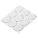 Podložky pod nábytok samolepiace  biele 21 mm 9 ks