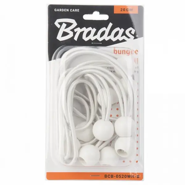 Upínací gumy s kuličkou Bungee Cord Ball 10 ks x 15 cm