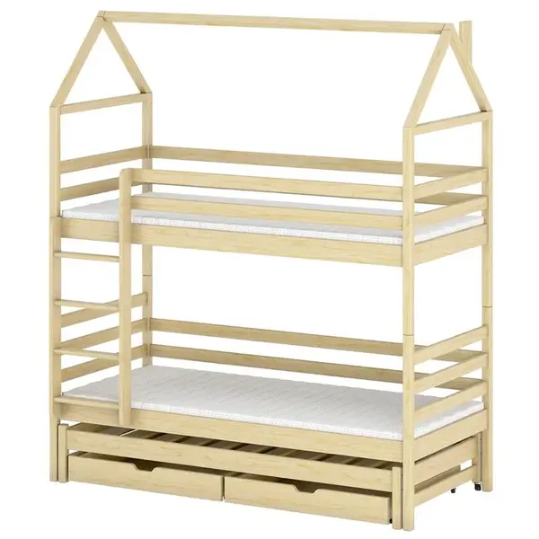 Posteľ Domček Dalia 80x160 borovica