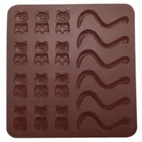 Silikonová forma želé hnědá