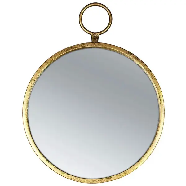 Nástěnné zrcadlo Brunei pr. 40 cm zlaté