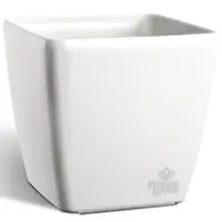Obal na kvetináč  Quadrato Easy 24 cm biela