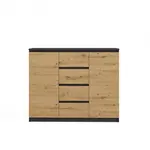 Komoda 2D4S antracit/artisan