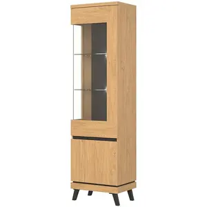 Vitrína Ate At06 dub kamenný