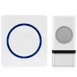 Bezdrátový zvonek bateriový bílý dosah 200 m