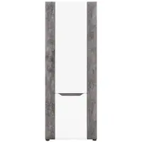 Brando Regál Lp B06 bílá/beton