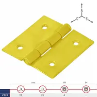 Záves kĺbový ZS25 25x25x0,8