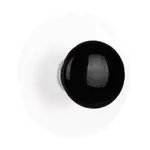 Vešiak jednoduchý Palla 3,75 cm čierny