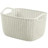 Košík obdĺžnik S Knit 8l 226391 krémová