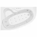 Hydromasážní vana Madura 160/105 L 12DW+10DP ovládání pneumatické