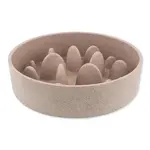 Miska Dog Fantasy proti hltaniu EcoStyle béžová 17cm, 750ml