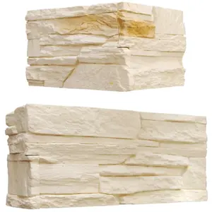 Sadrový obkladový kameň Havana Gold rohový
