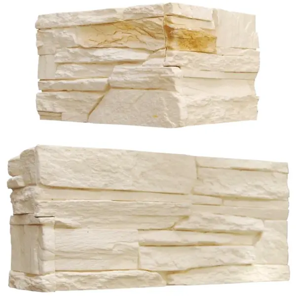 Sadrový obkladový kameň Antero Gold rohový
