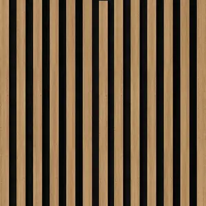 Akustické panely lamelové na plsti Dub Svetlý 30x265 cm