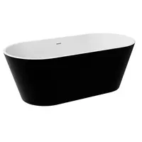 Voľne stojaca vaňa Deeva B&W 150/75 + sifón zlatý