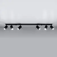 Stropná Lampa Oregon 6L BLACK A-334