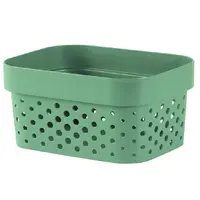 Box děrovaný Infinity recycled 1.4l zelený