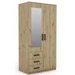 Skříň Duna 2 artisan/zrcadlo