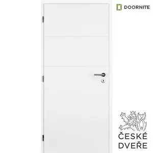 Interiérové dveře Quatro plné 80L bílé