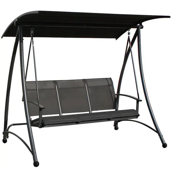 Zahradní houpačka šedá