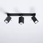 Stropné bodové  svietidlo  Merida 3 A-0101 čierna