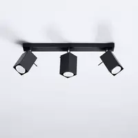 Stropné bodové  svietidlo  Merida 3 A-0101 čierna