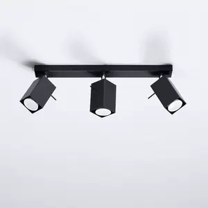 Stropné bodové  svietidlo  Merida 3 A-0101 čierna