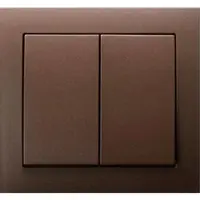 Dvojitý schodiskový vypínač ŁP-10W/52