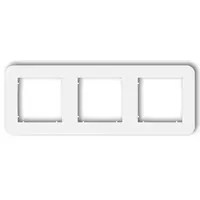 Rámček trojitý zaoblený Mini Biela