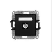 12MGF-1 Anténna zásuvka čierna mat