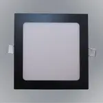LED panel SQUARE 3W 4200K štvorcový čierny