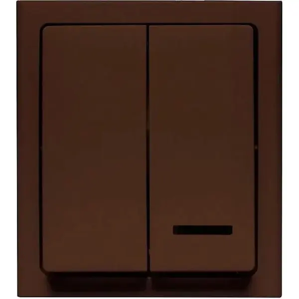 Vypínač Bravo ŁNH-2BS.BR 2X