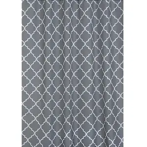 Sprchový zavěs Orient 3 šedý 180x200 Bisk