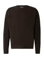 SELECTED Sveter 'SLHDANE'  tmavohnedá