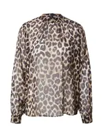 PRINCESS GOES HOLLYWOOD Blúzka  béžová / hnedá / brokátová