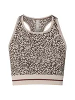 ONLY PLAY Športová podprsenka 'ONPDAISY-2-AJESSA'  tmavobéžová / antracitová / baklažánová