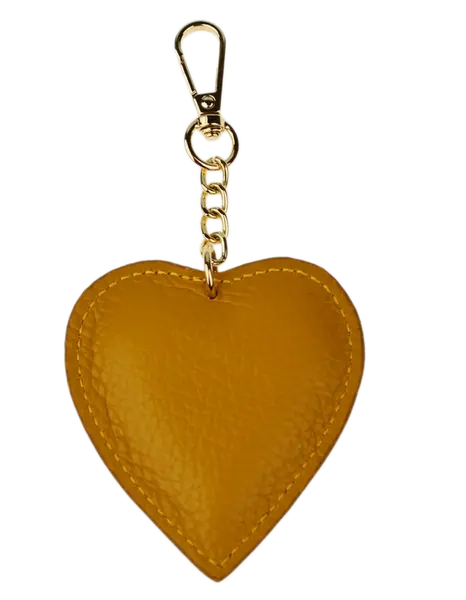 NovaKabelka.cz Klíčenka Cuore Senape