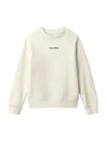 Calvin Klein Jeans Mikina  kamenná / čierna