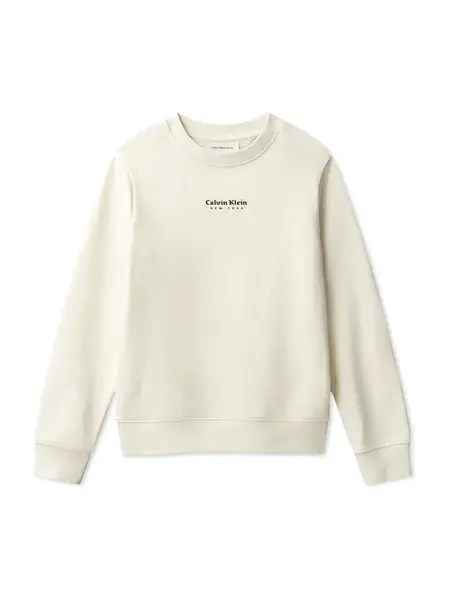 Calvin Klein Jeans Mikina  kamenná / čierna