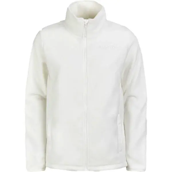 FUNDANGO SERENA Dámská fleecová mikina, bílá, velikost