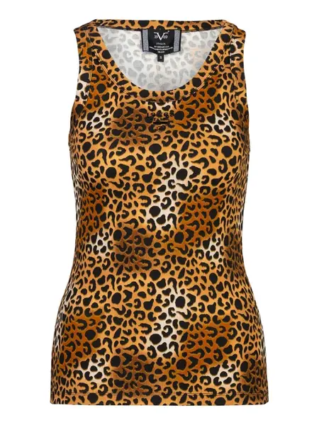 19V69 ITALIA Top 'Benice'  koňaková / svetlohnedá / čierna