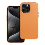 Zadní kryt LEATHER MAG COVER case pro Apple iPhone 15 Pro Max, orange