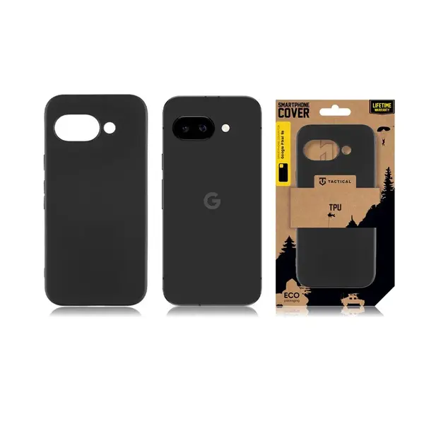 Zadní kryt Tactical TPU pro Google Pixel 9a, černá