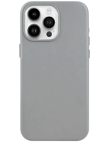 Zadní kryt LEATHER MAG COVER case pro Samsung Galaxy S25+, grey