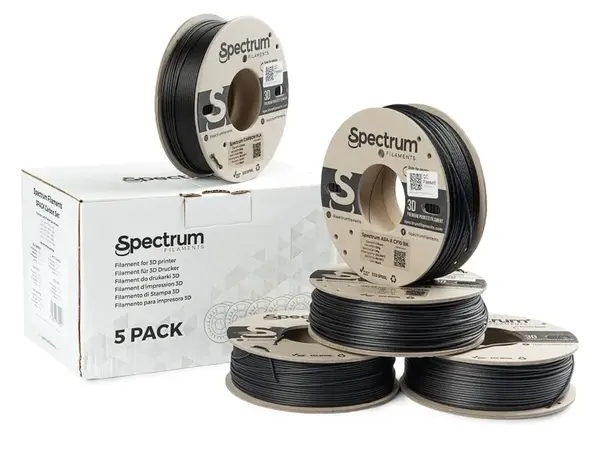 Spectrum 80757 3D filament, 5PACK PLA Carbon Set, 1,75mm, 5x250g, Černý (Black)