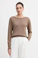 Vlněný svetr Sisley dámský, červená barva, 11BAM1A48