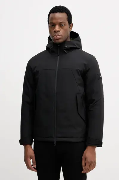 Bunda Tommy Hilfiger černá barva, zimní, MW0MW41363